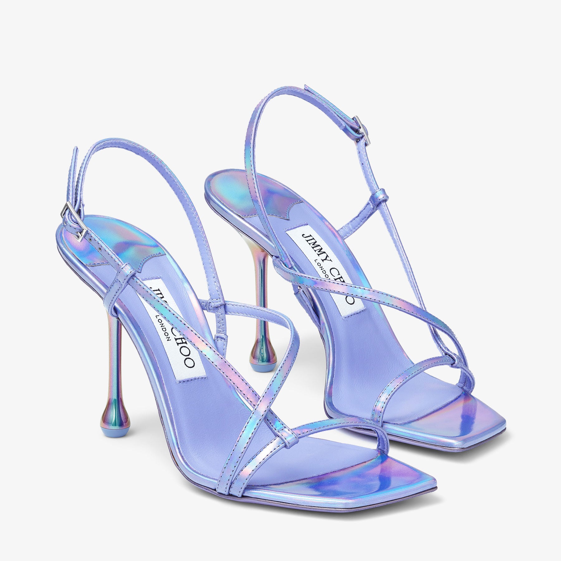 Sandales Etana 95 en cuir tanzanite - Tanzanite