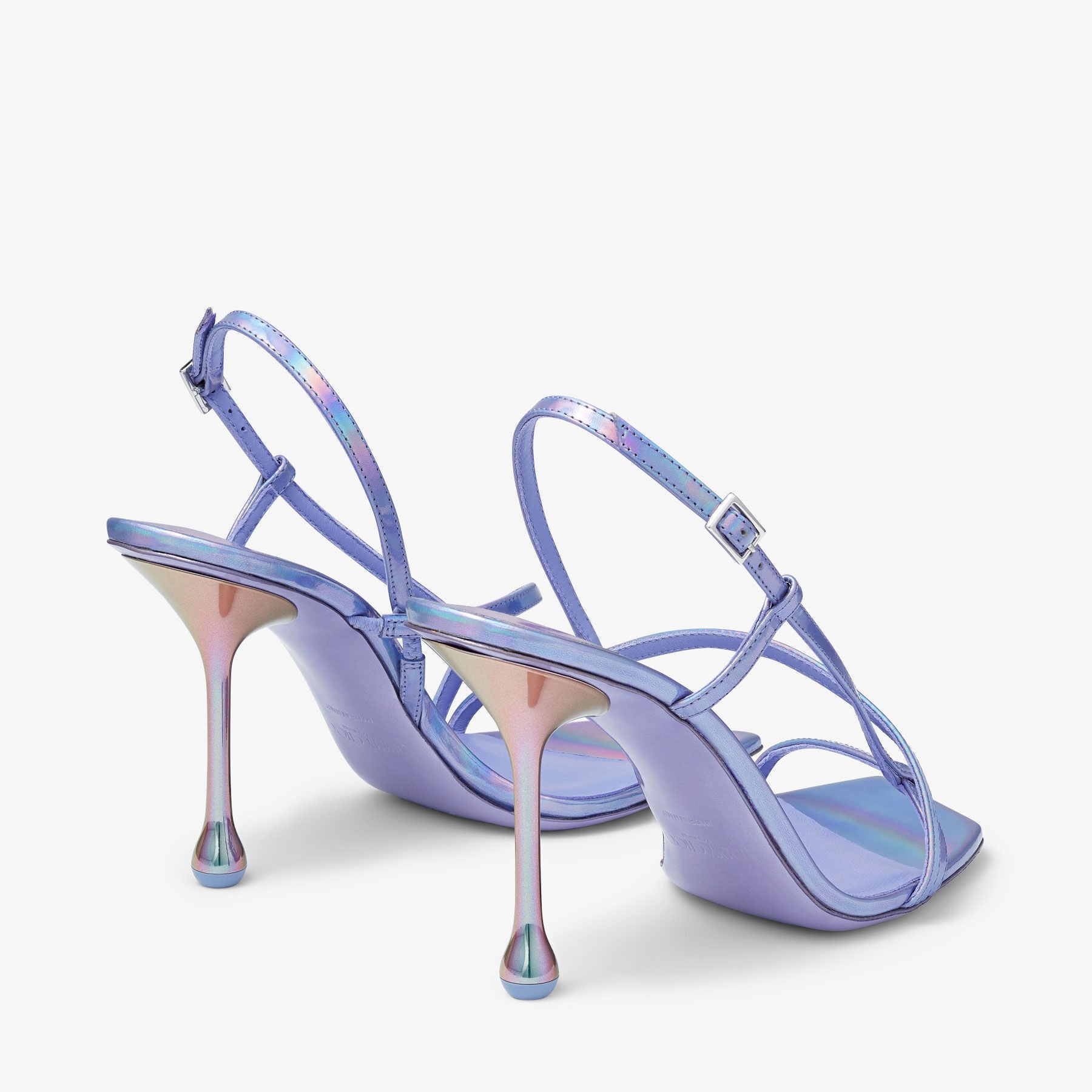 Sandales Etana 95 en cuir tanzanite - Tanzanite