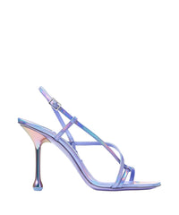Sandales Etana 95 en cuir tanzanite - Tanzanite