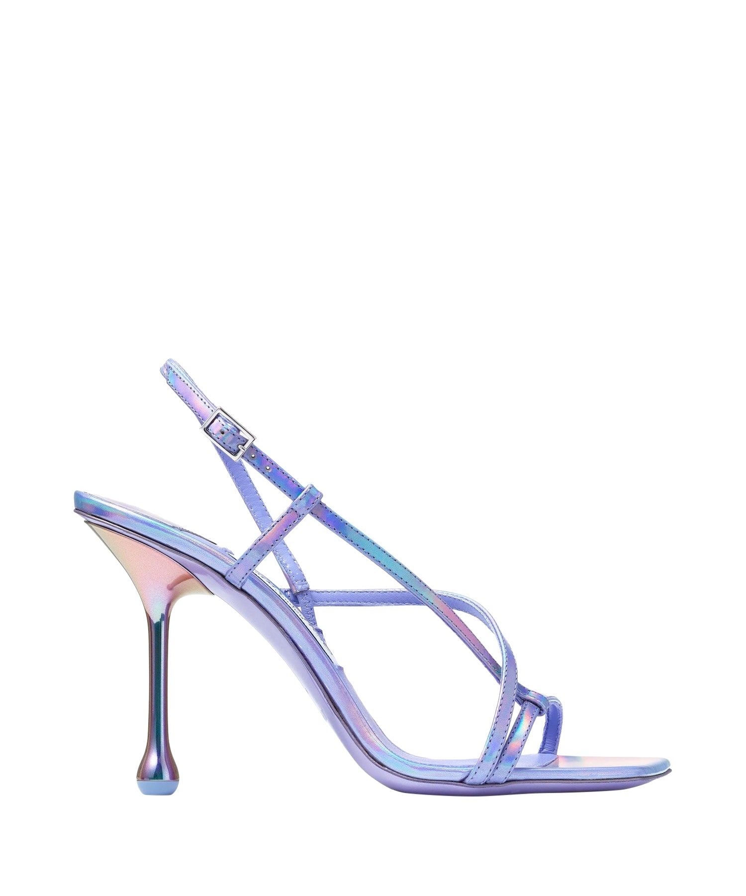 Sandales Etana 95 en cuir tanzanite - Tanzanite