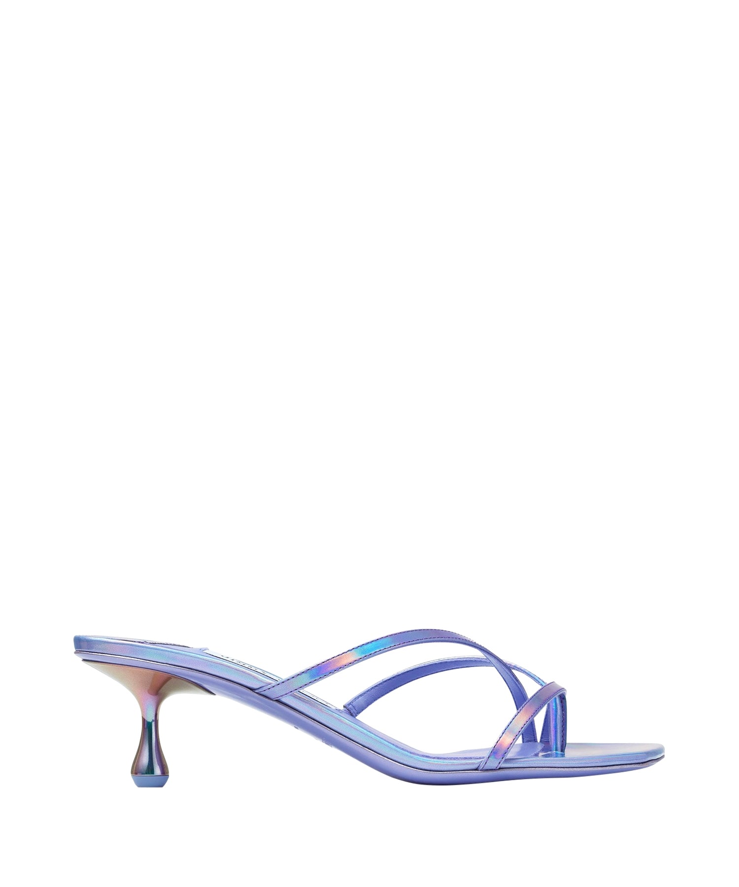 Mules Etana 50 en cuir tanzanite - Tanzanite