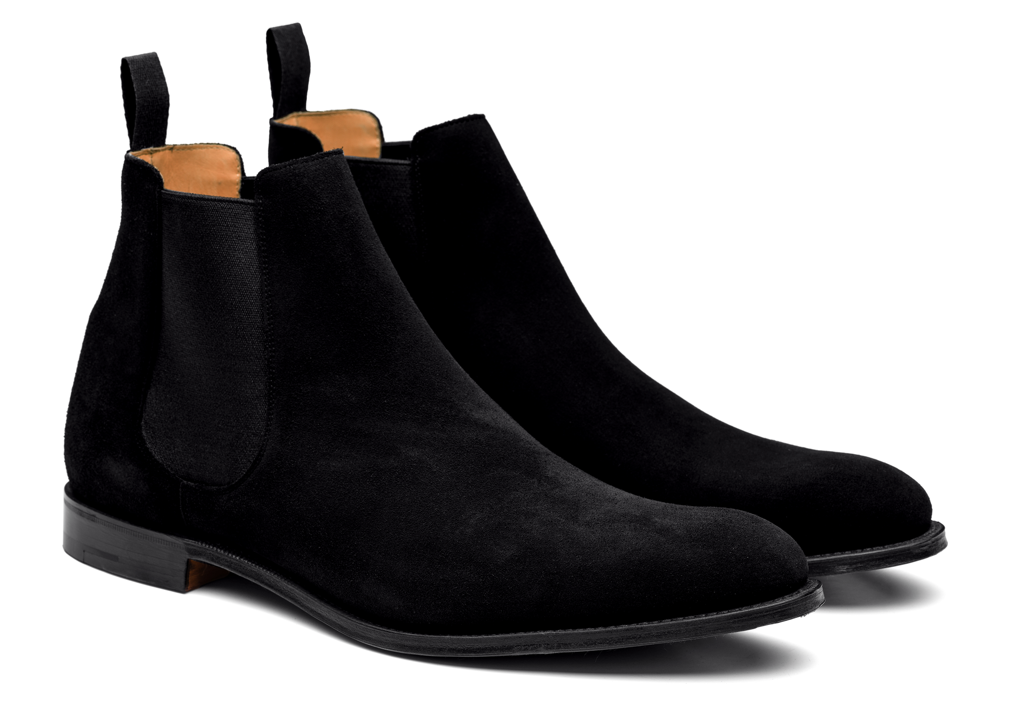 Bottines Houston - Noir velours Superbuck