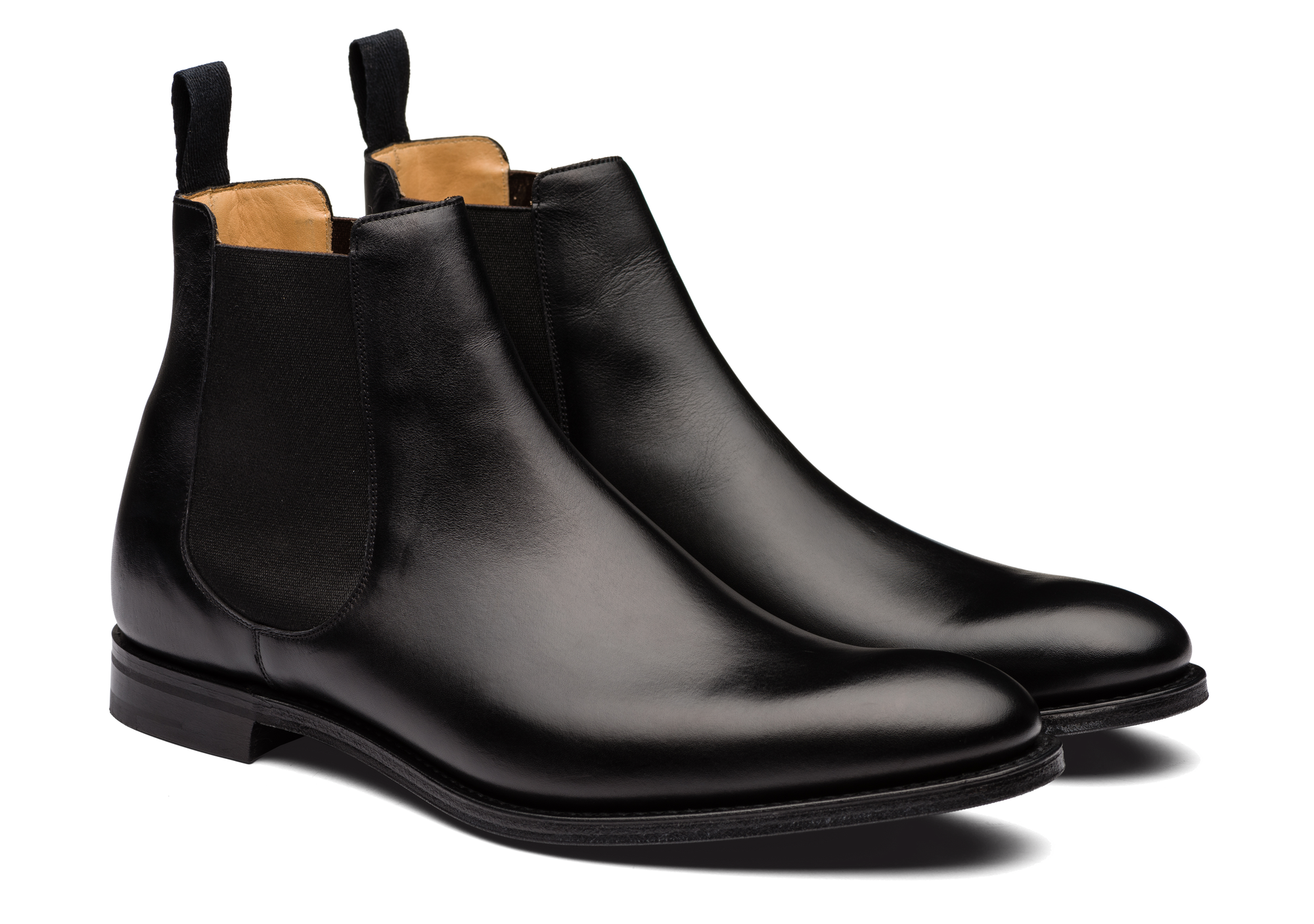 Bottines Houston - Noir lisse Naturel