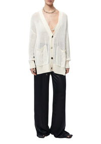 Cardigan Evans long - Ivory