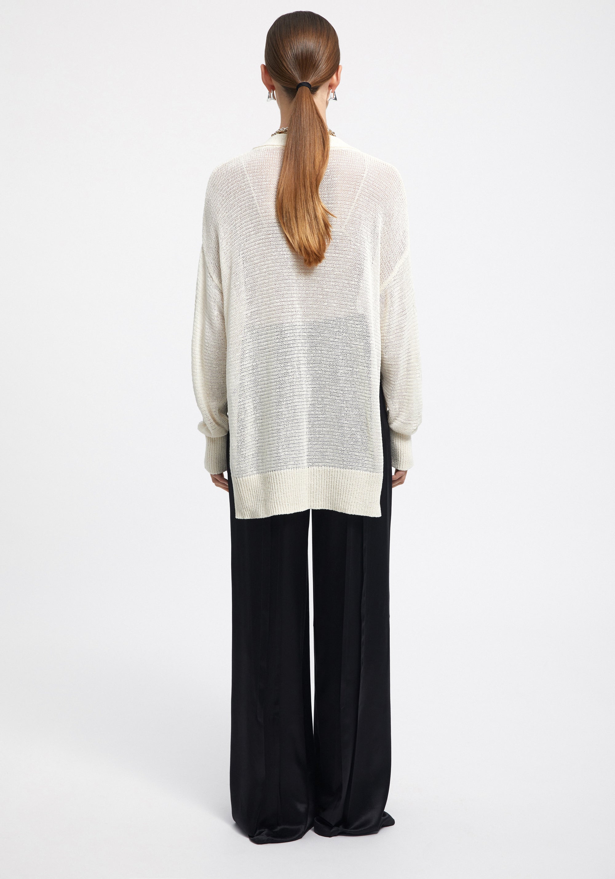 Cardigan Evans long - Ivory