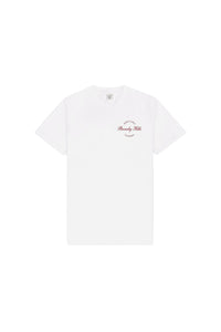 T-shirt Beverly Script - Blanc & Rubis