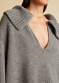 Pull Evi en cachemire - Smoke