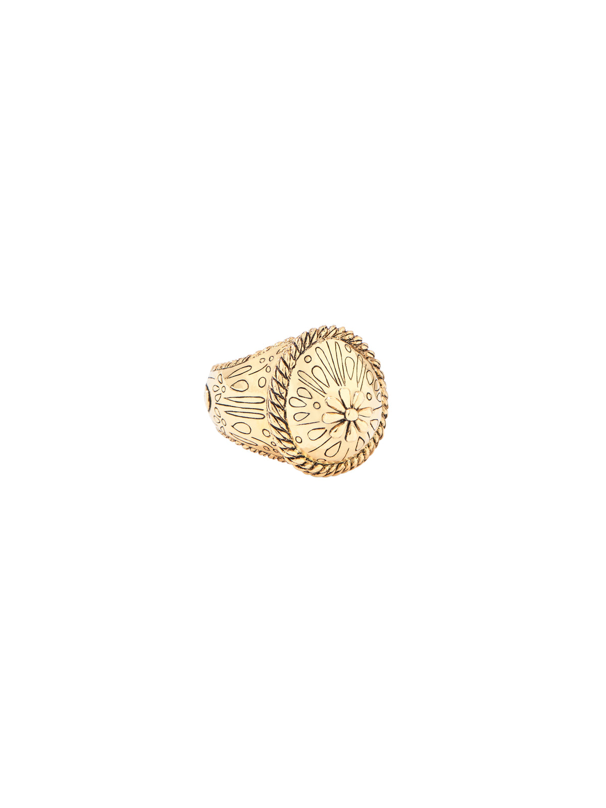 Bague Bague Sein Exclu Octobre Rose  - Doré