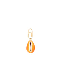 Charms Charm Coquillage Orange - Doré, orange et ivoire