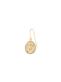 Boucle d'oreille unitaire Boucle D'Oreille Unitaire Sein Exclu Octobre Rose  - Doré