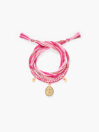 Bracelet Bracelet Honolulu Sein Exclu Octobre Rose  - Doré