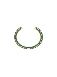 Bracelet Exclusivite Lbm Bracelet Positano Vichy Vert - Doré et vert