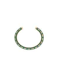 Bracelet Exclusivite Lbm Bracelet Positano Vichy Vert - Doré et vert