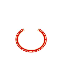 Bracelet Exclusivite Lbm Bracelet Positano Vichy Rouge - Doré et rouge