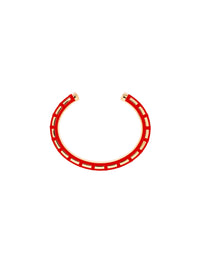Bracelet Exclusivite Lbm Bracelet Positano Vichy Rouge - Doré et rouge