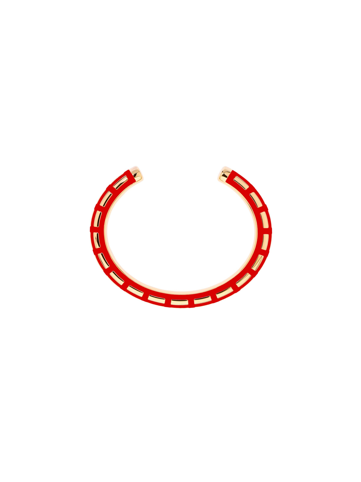 Bracelet Exclusivite Lbm Bracelet Positano Vichy Rouge - Doré et rouge