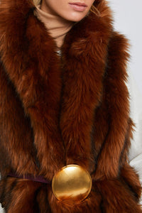 Veste Ezra sans manches - Rust