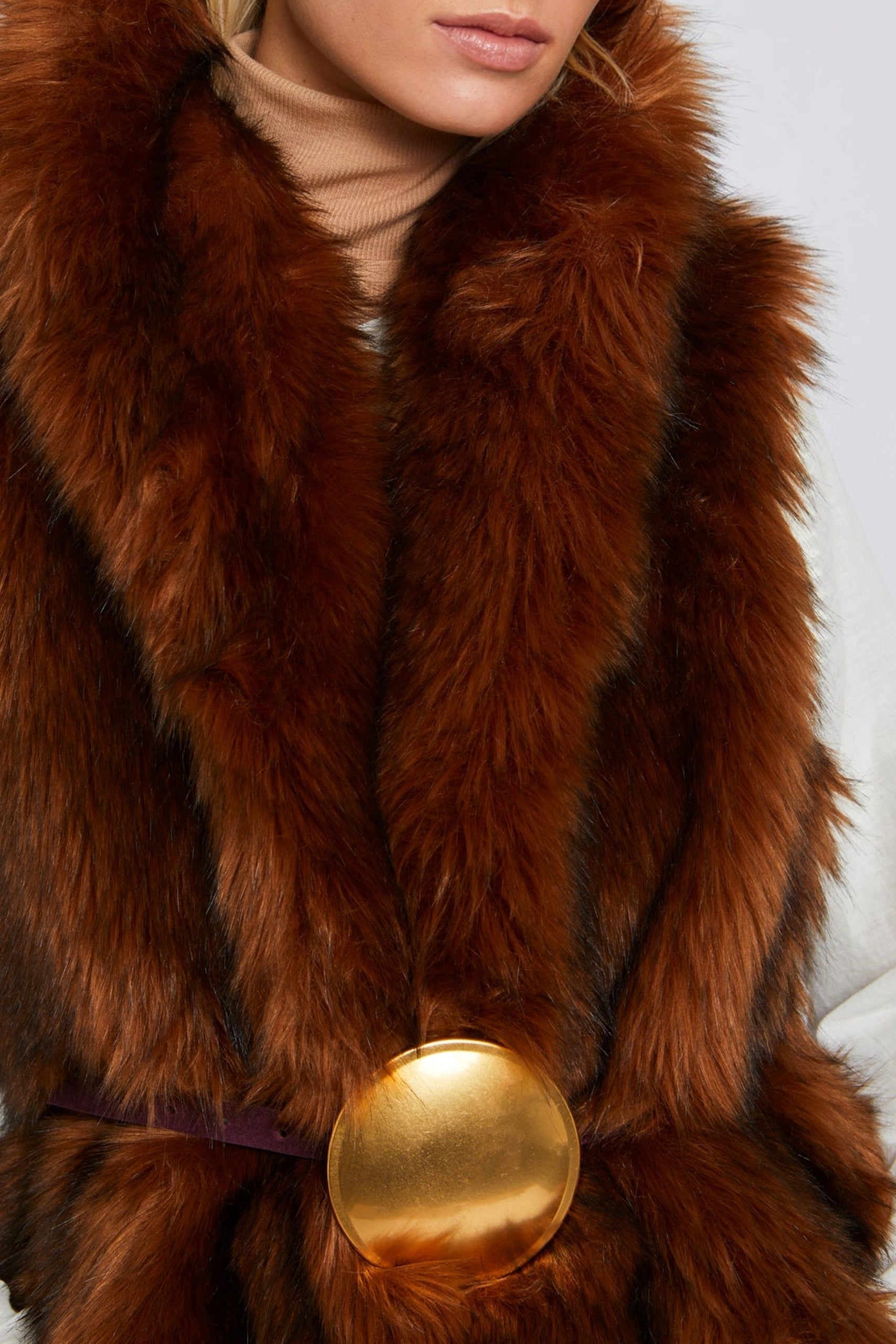 Veste Ezra sans manches - Rust