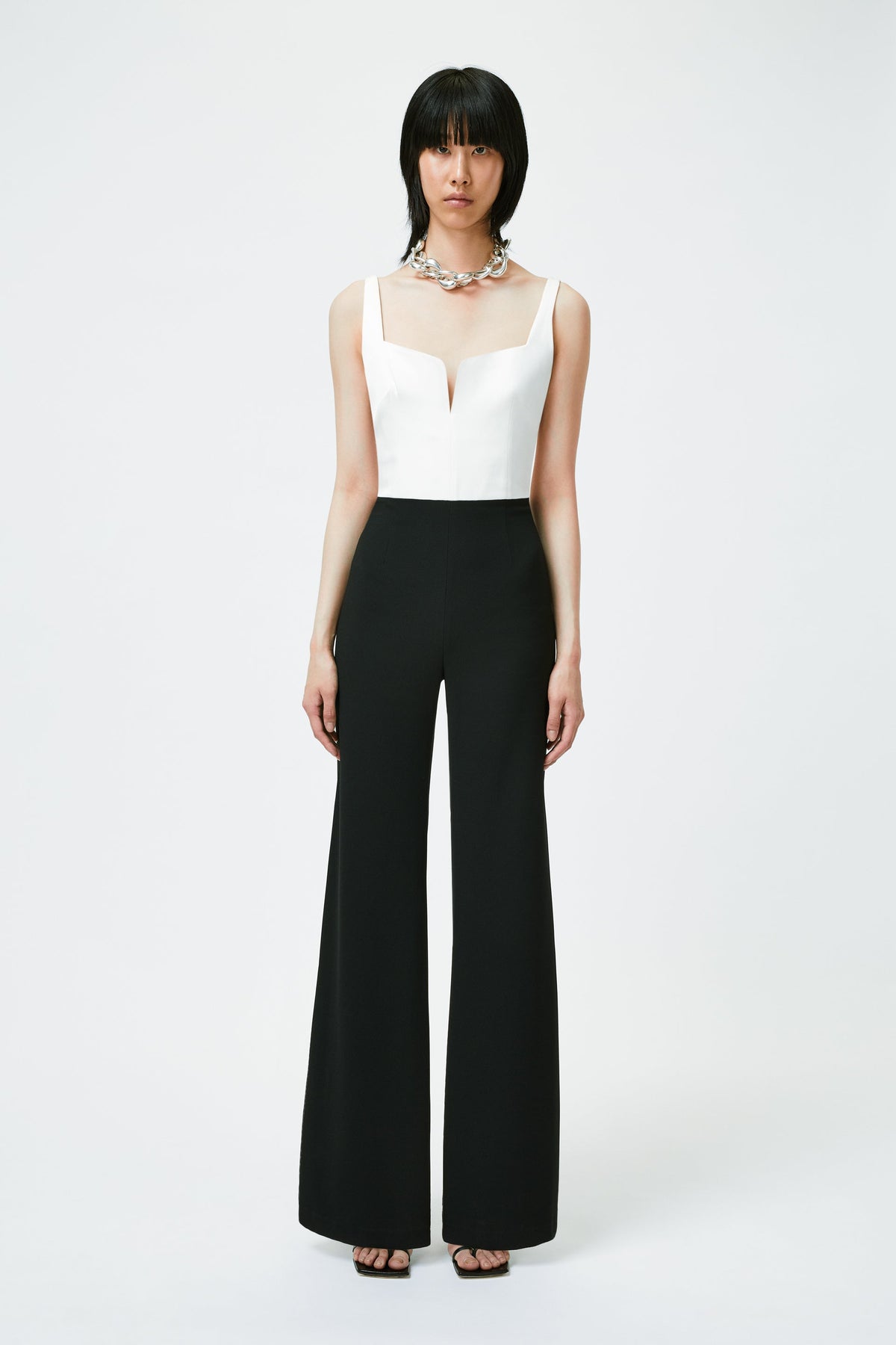 Eclipse Jumpsuit - Black And White