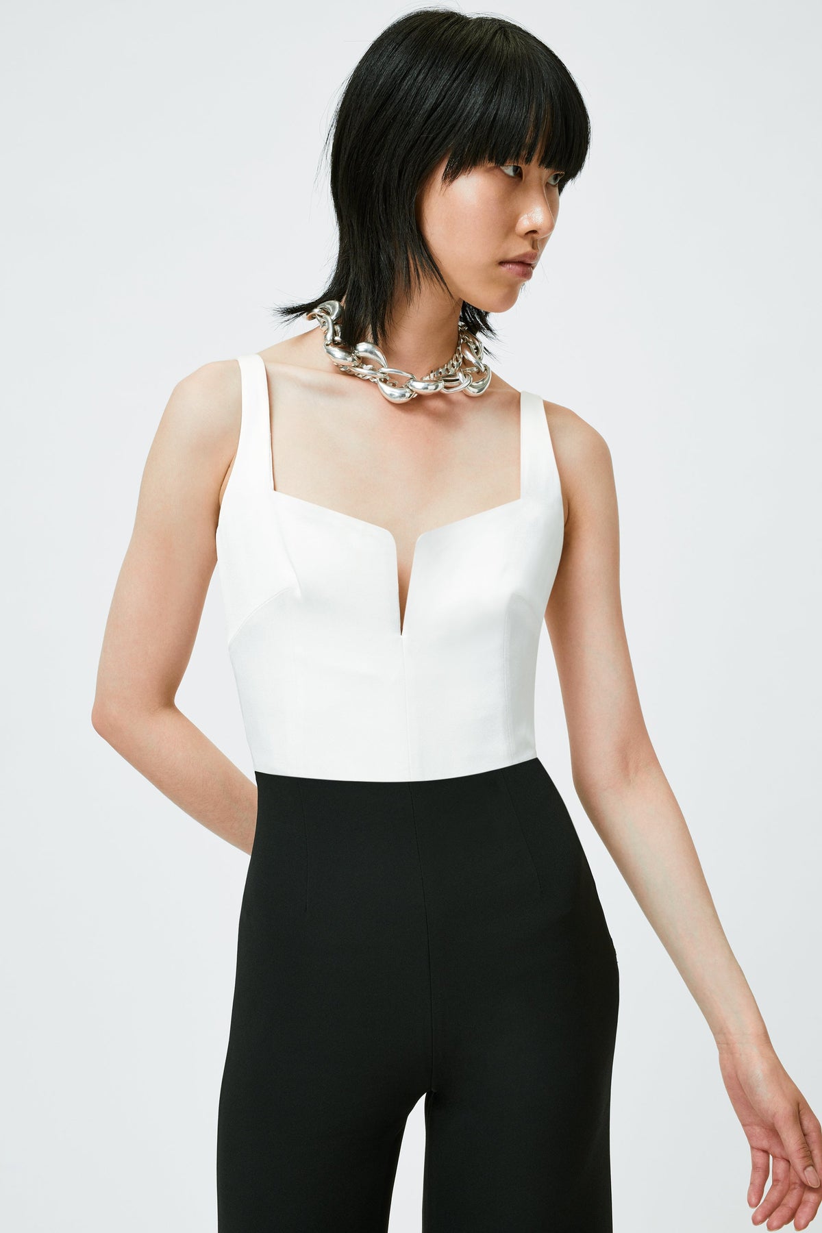Eclipse Jumpsuit - Black And White