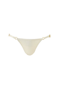 Elba Iridescent Bikini Bottoms - Gold