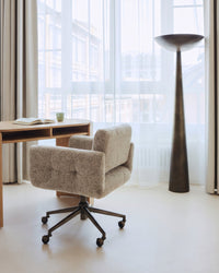 Bureau Elipse en bois - Blond