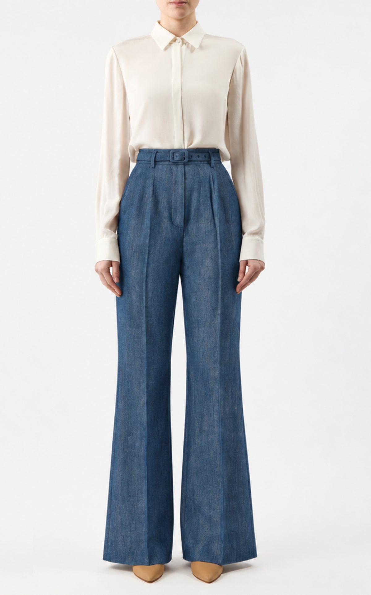 Josh Wool Trousers - Deep Fluorite Blue