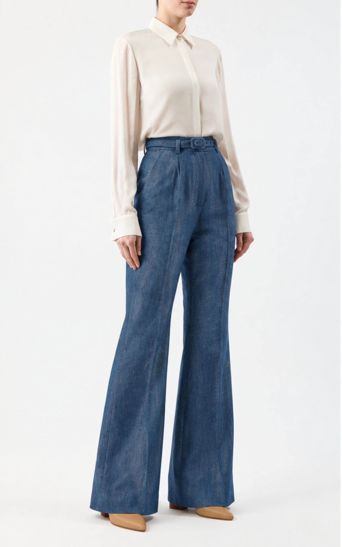 Josh Wool Trousers - Deep Fluorite Blue