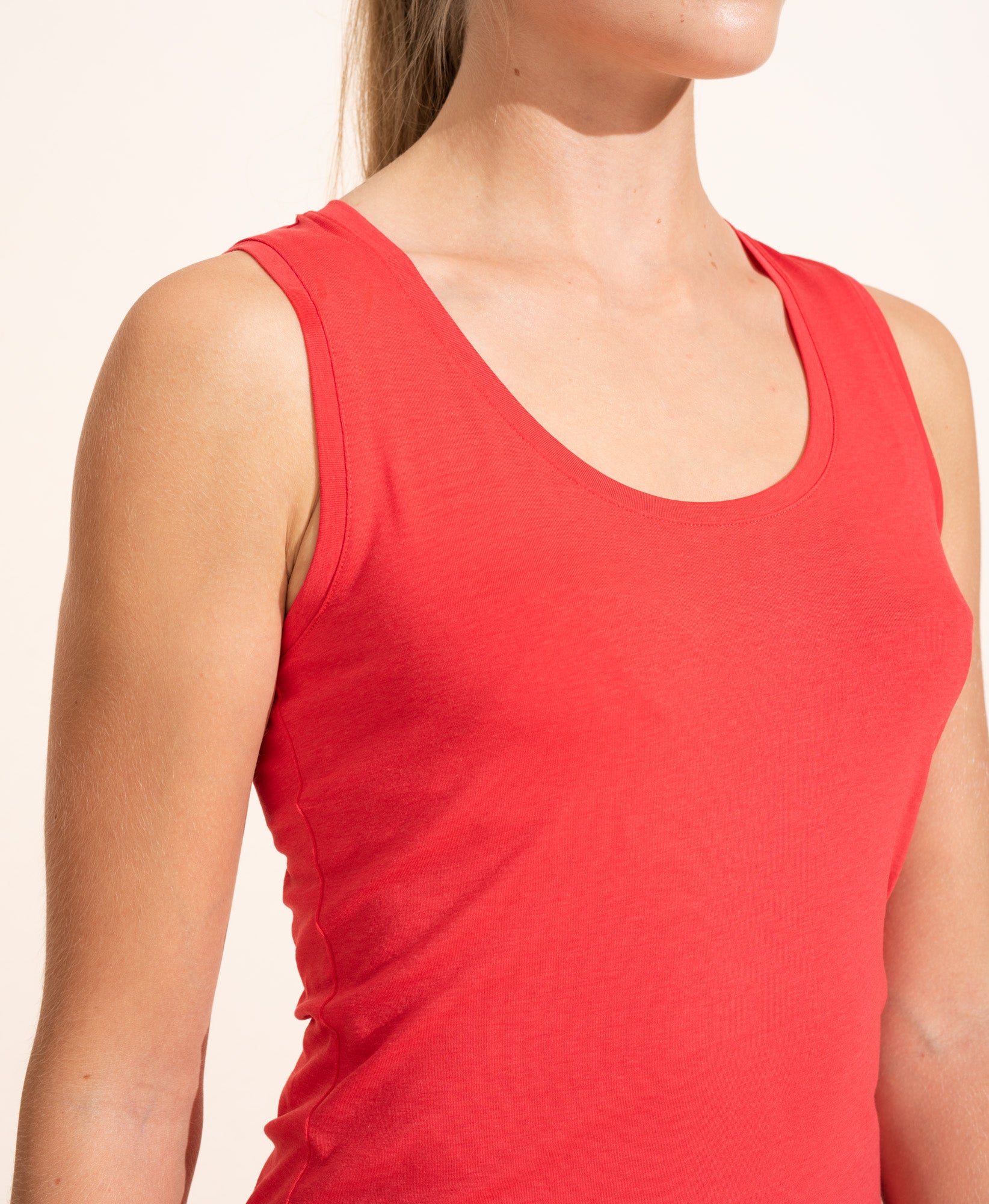 Clara Top - Scarlet Red
