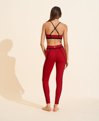 Brassière Corset - Merlot & Black