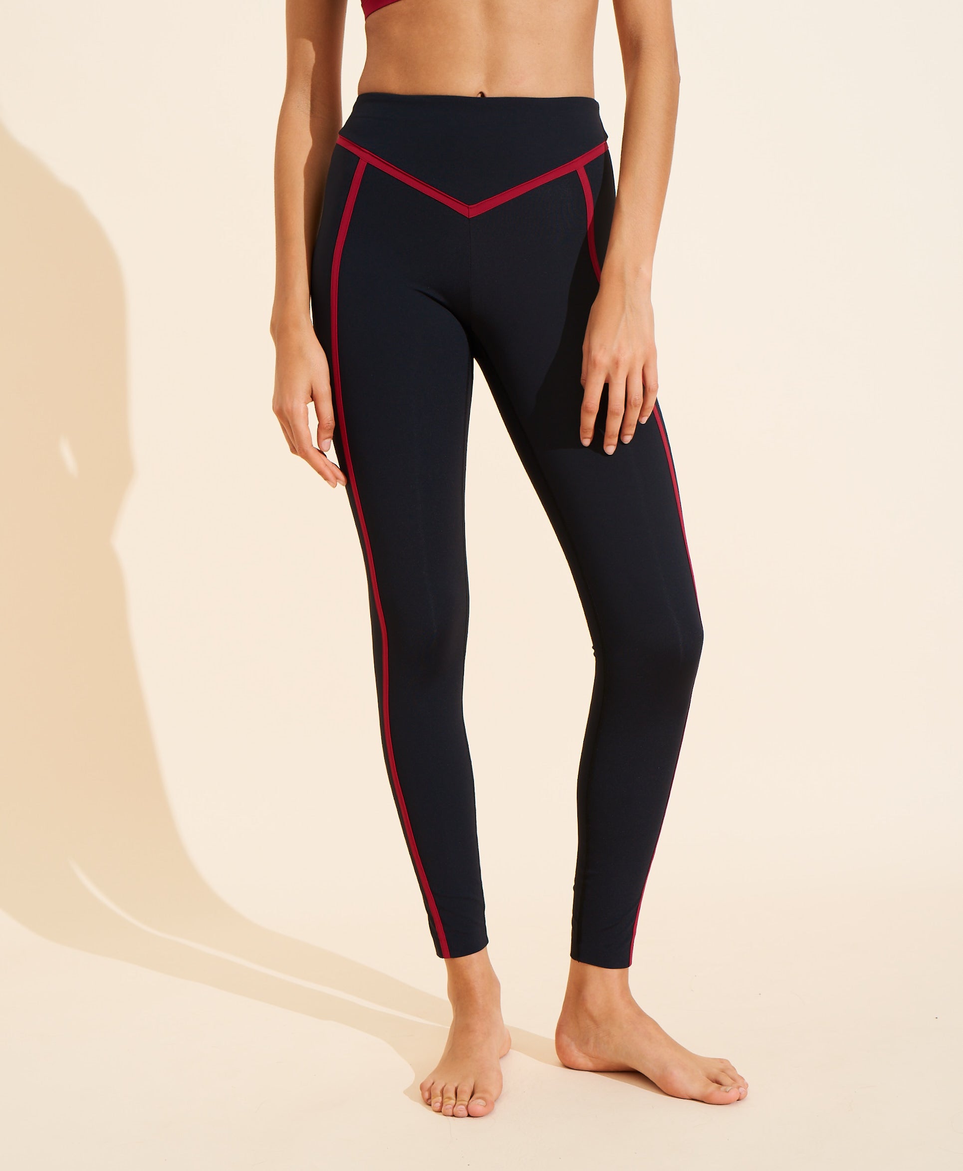 Legging Corset - Black Merlot