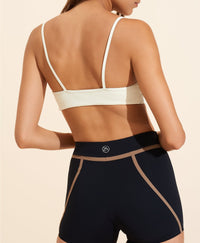 Short Corset - Black & Taupe