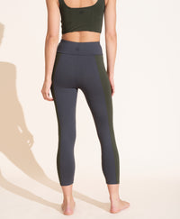 Therese Legging - Charcoal & Olive