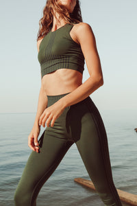 Juliette bra - Olive & Black