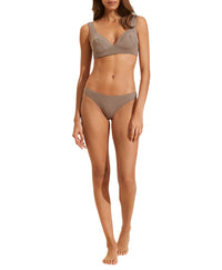Valentine swimming costume top - Taupe