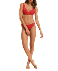 Valentine swimwear top - Scarlet