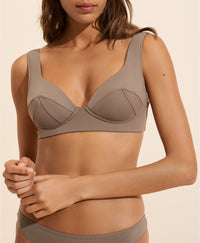Valentine swimming costume top - Taupe