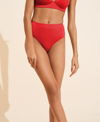 Valentine high waist swimwear bottoms - Scarlet