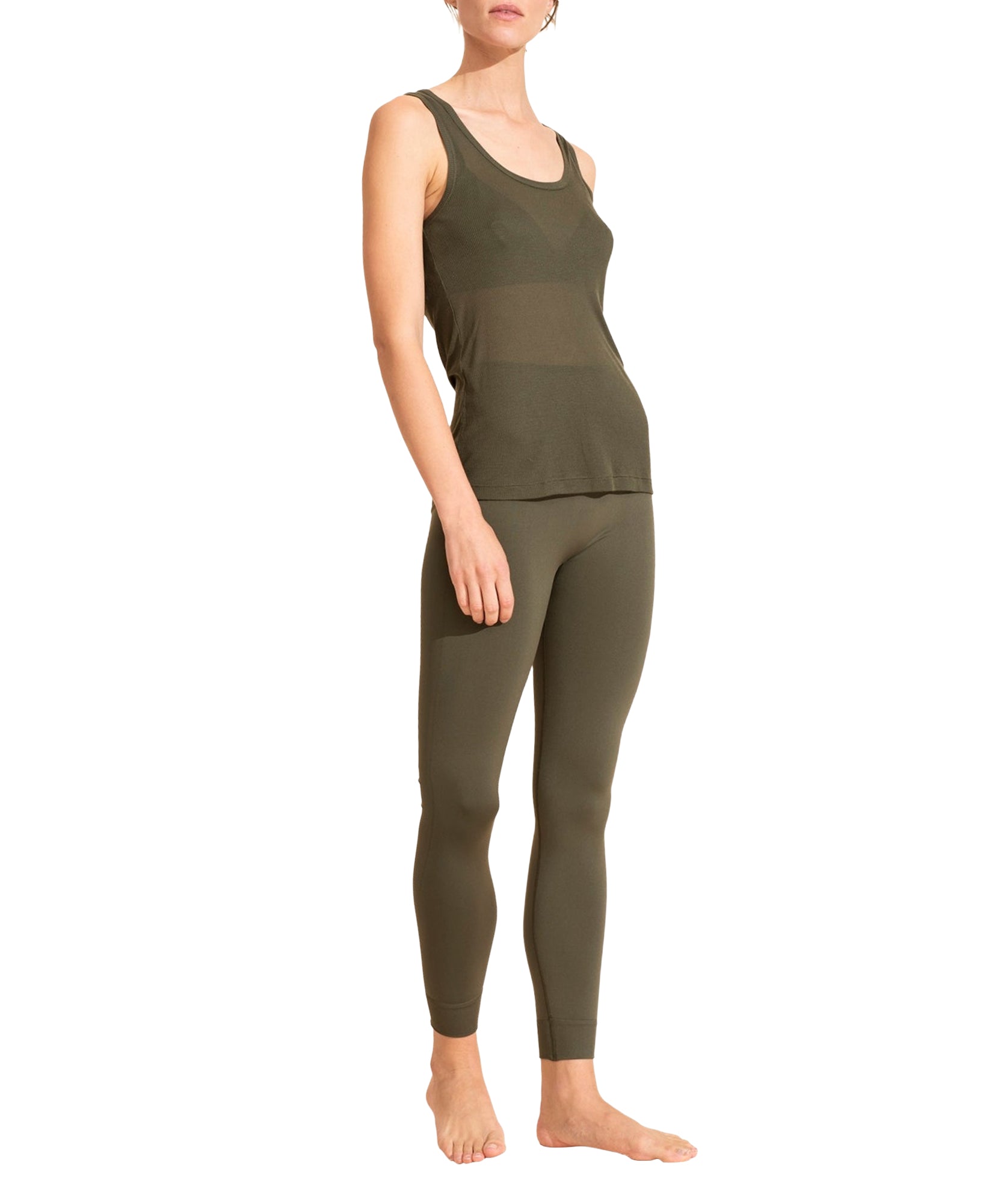 Elise tank top - Olive