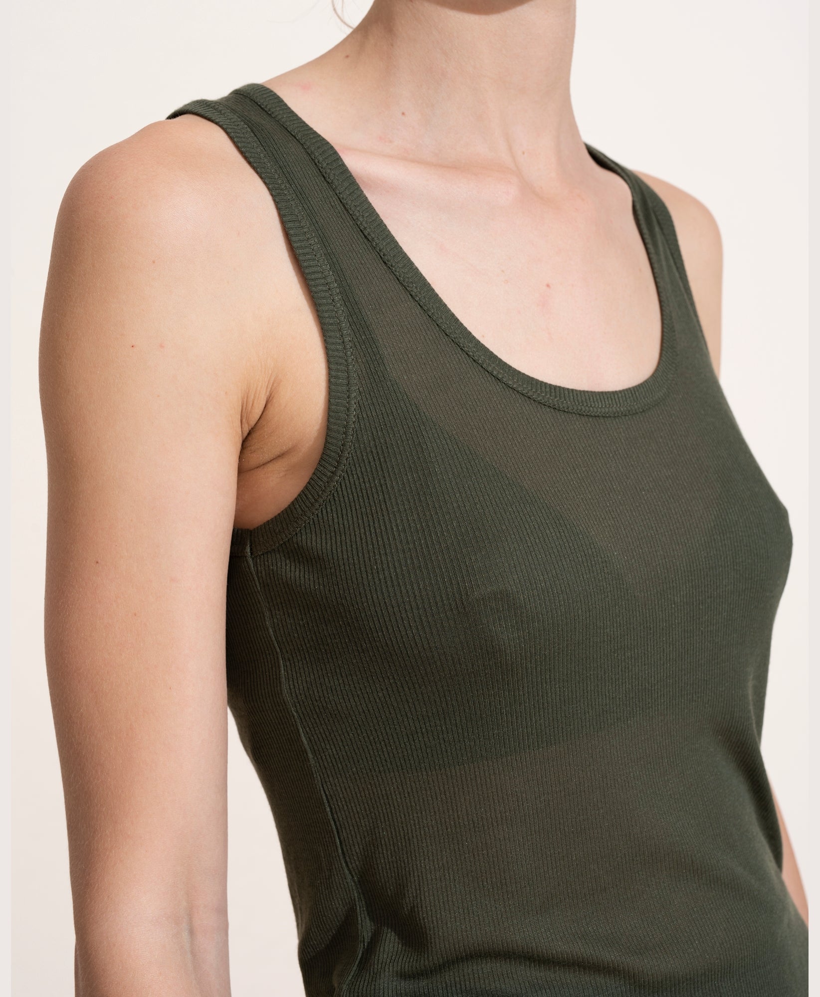 Elise tank top - Olive