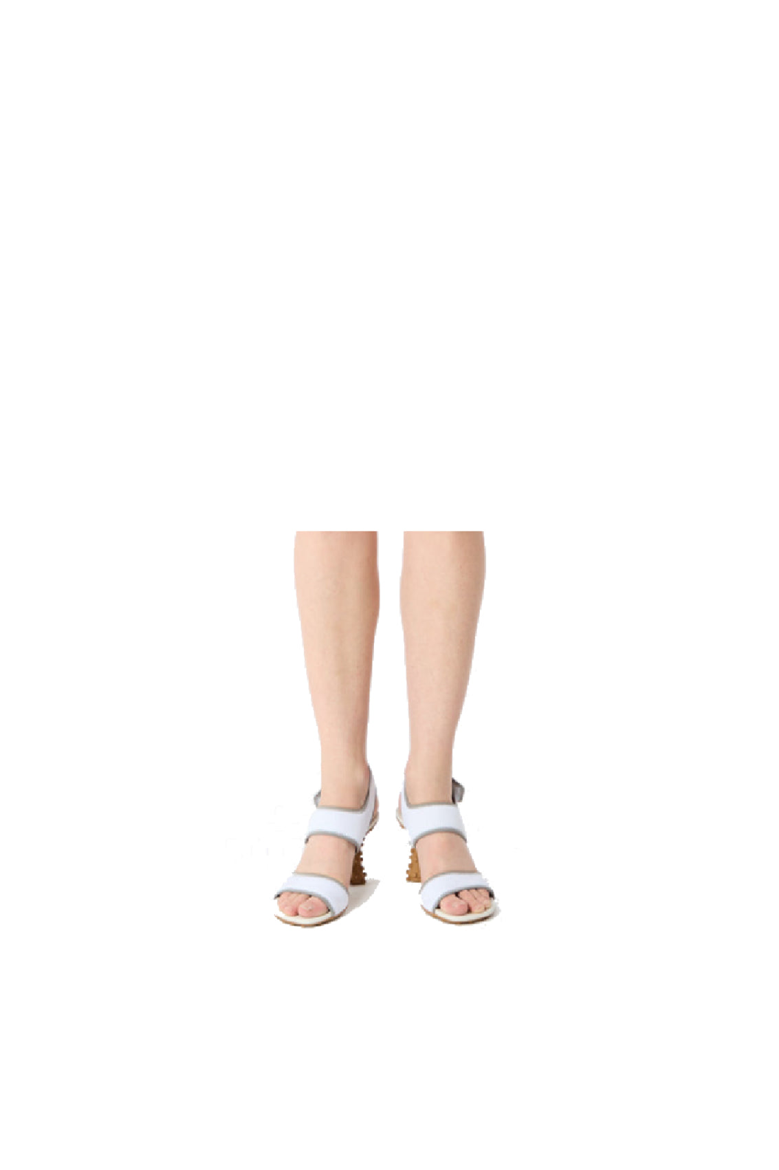 1000Chiodi heeled sandals - White