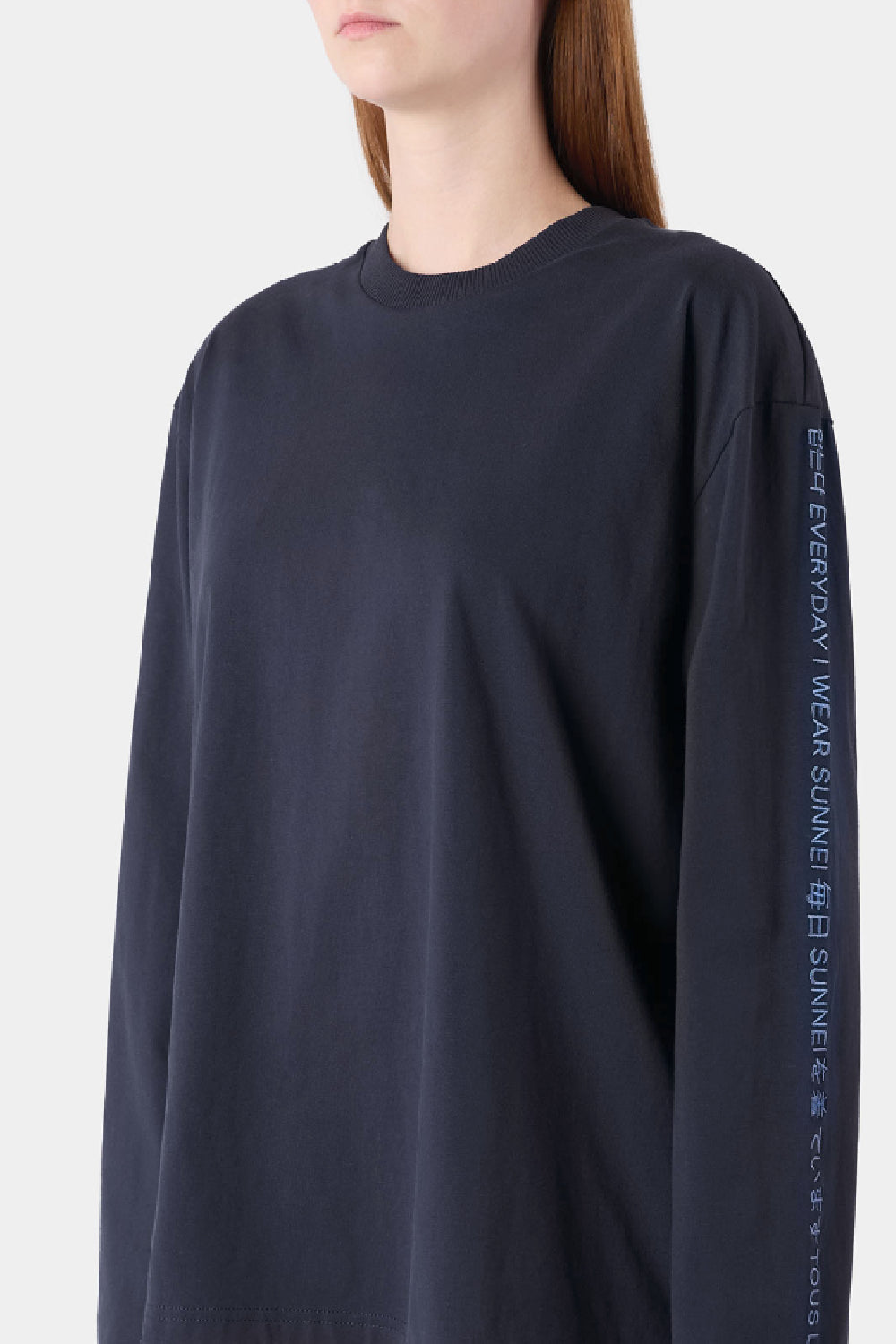 Eiws long-sleeved jumper - Blue Sunnei
