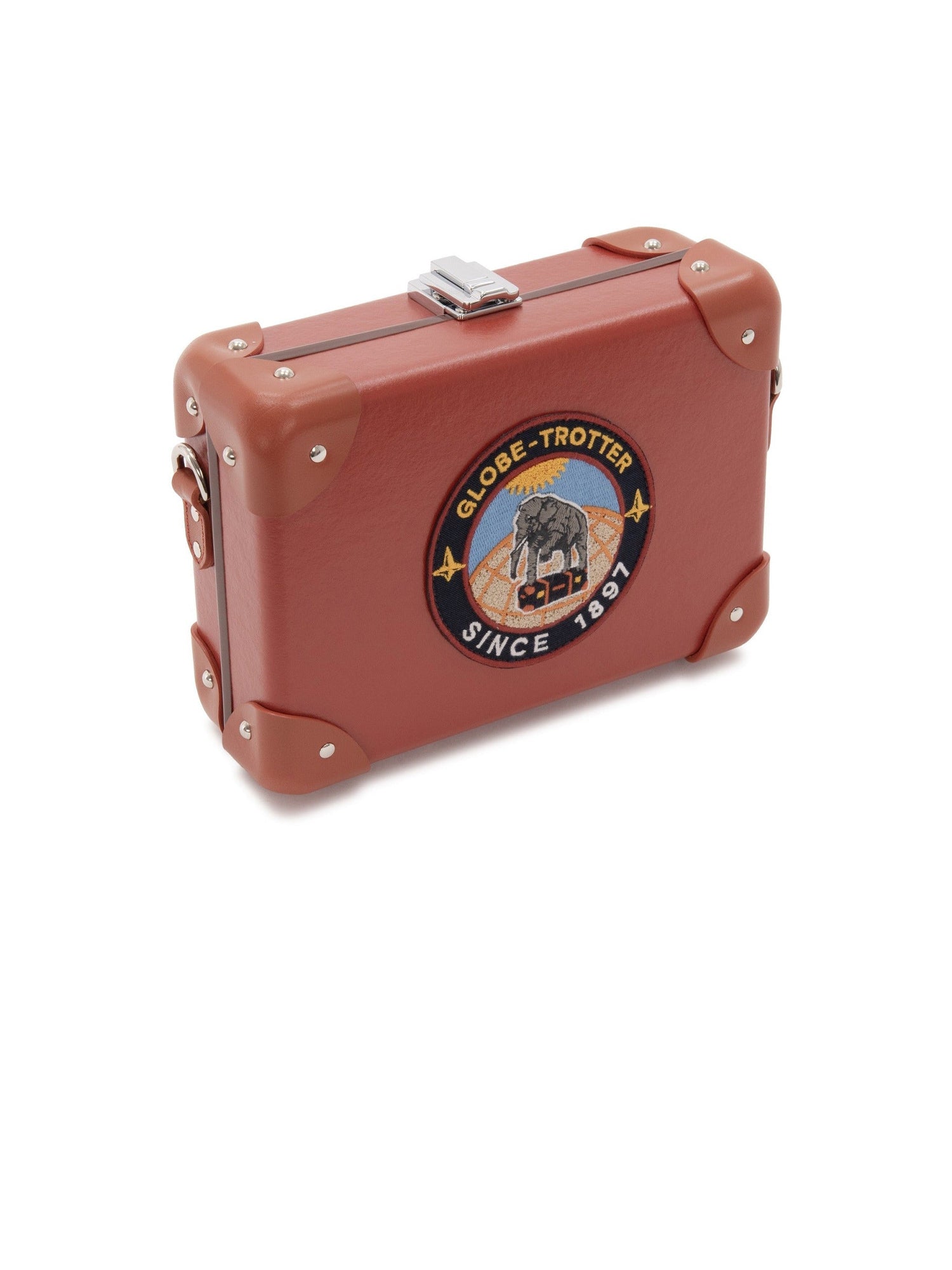 Sac à bandoulière Micro Case Explorer - Rouge & Orange & Chrome