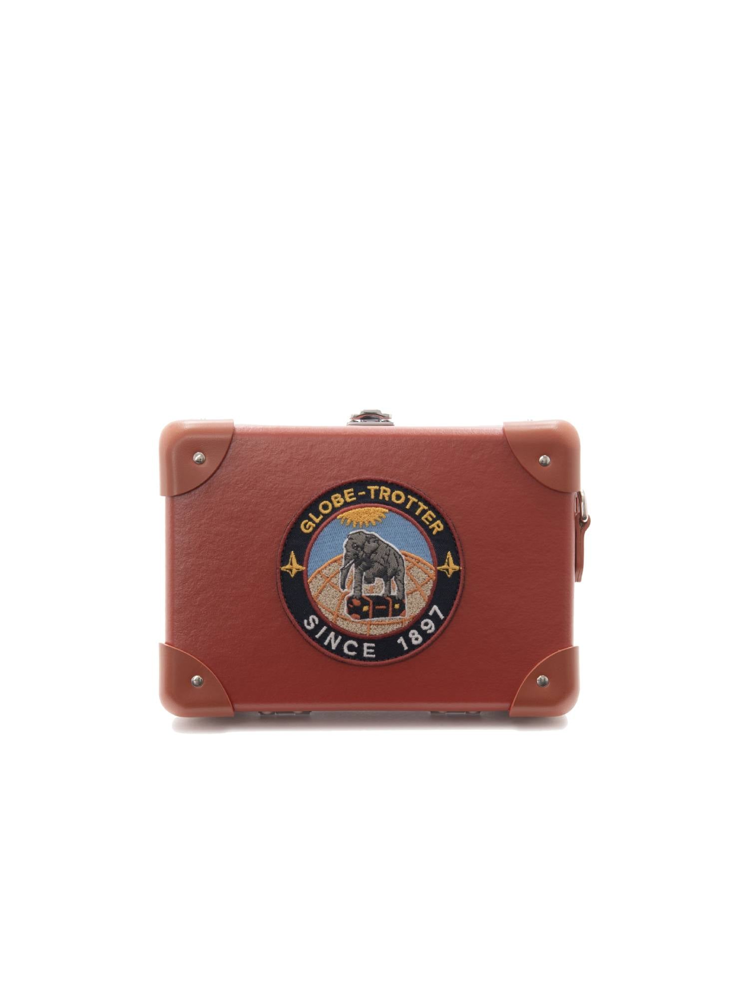 Sac à bandoulière Micro Case Explorer - Rouge & Orange & Chrome