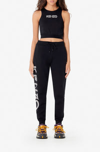 Pantalon de jogging molleton Kenzo Logo - Black