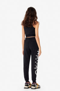 Pantalon de jogging molleton Kenzo Logo - Black