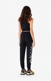 Pantalon de jogging molleton Kenzo Logo - Black