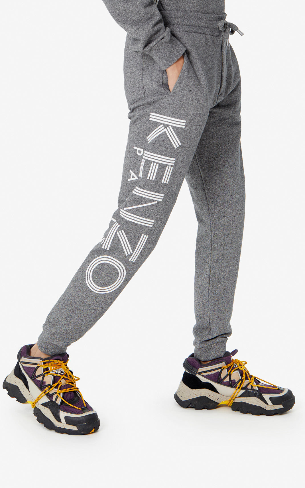 Pantalon de jogging logo Kenzo - Anthracite