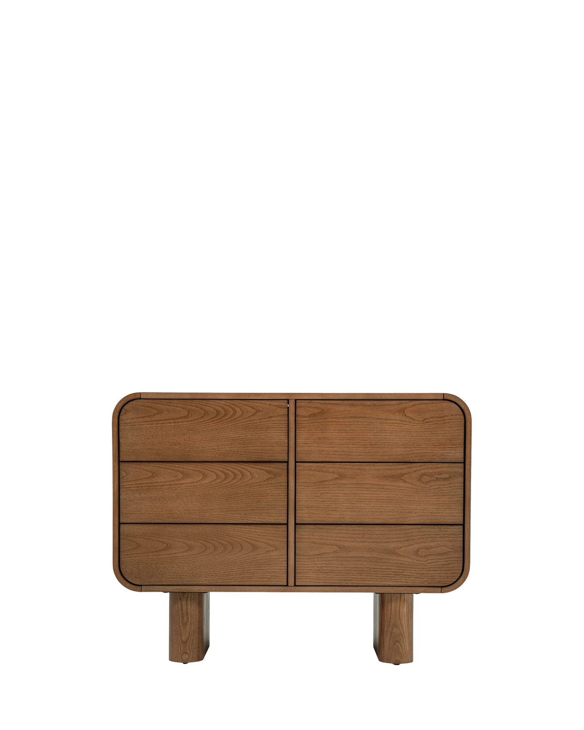Buffet Ned en bois de frêne - Noyer
