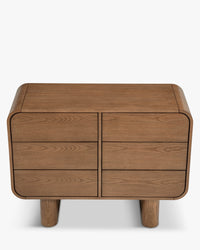 Buffet Ned - Bois de Frêne Teinte Noyer